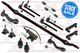 For Chevy K1500 Tahoe 1996 to 1999 Center Link Tie Rods Ball Joints Pitman Arm