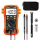 BTMETER BT-39K Digital Multimeter with Case, 4000 Count Volt Ohm Amp Orange 