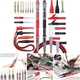 25-Piece Multimeter Leads Kit Professional Test Leads Gold-Plated Probes