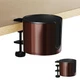 Luxury 2pcs Desk Cup Holder, Tool-Free Clamp On Desk Cup Holder, Fits 40oz Tu...