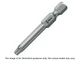 Wera 05060144001 - 867/4 BO TX 27 X 70 MM TORX BITS, TAMPER RESISTANT