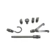 Shimpo Fg-M6adp-Al Standard Adapter Set, Alum, M6 Thread, Pk6