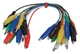 Jameco Benchpro AT-CM05 Short Wire Alligator Clip Test Leads (12 Pack 6 (Pack 