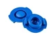 Nordson EFD 7366071 Syringe Barrel End Caps, 30/55/70cc, Blue, 50/Pkg, Optimum