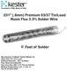 63/37  Tin/Lead Solder Wire Rosin Flux Core 3% Kester 44 - .031&rdquo; (.8mm) - 6 Feet