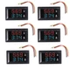 Alinan 6pcs Digital Voltmeter Ammeter DC 100V 10A Amp Voltage Current Blue