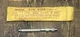 Vintage Starrett Pin Vise 240A 0-.055&rdquo; EDP NO. 51138