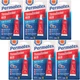 Permatex 27100 High-Strength Threadlocker Red Set 1.20oz (6x0.20oz Tube) Pack 6