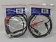 New Set of 2 Elenco TL-3 BNC to Minigrabber Test Lead - 36" Long