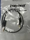 POMONA ~ P-12-0 ~ PIN TIP BLACK PLUG PATCH CORD