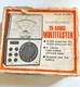 VINTAGE MICRONTA MULTI METER 25 RANGES 22-202U WITH BOX
