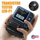 New FNIRSI LCR-P1 Transistor Tester Multifunction LCR ESR NPN PNP SMD Test Meter