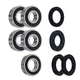 NICHE Wheel Bearing Seal Kit for Yamaha FZ6R 6203-2RS 6303-2RS 6206-2RDQE6
