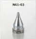 HAKKO Nozzle SS Type Inner Diameter &Phi;1.0mm for FR-301/FR-4103 N61-03 From Japan