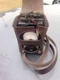 Bell System KS-8455 Brownie OHM Meter With Leads Clips And Leather Case