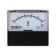 Baomain Voltmeter DH-670 DC 0-5V Rectangular Class 2.5 Analog Panel Volt Volt...