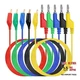 Sumnacon Multimeter Test Lead Set - Stackable Banana Plug to Alligator Clips