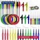 Linkhood 31PCS Back Probe Kit, Banana Plug to Copper Alligator Clip Automotive T