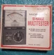 Vintage Radio Shack Micronta 18 Range 20,000 Ohms DC AC  MULTITESTER No. 22-201U
