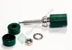 4 pcs. POMONA ELECTRONICS 3760-5 CONN BIND POST KNURLED GREEN