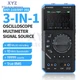 FNIRSI DST-210 DST-201 3 in1 Digital Oscilloscope Multimeter Signal Generator