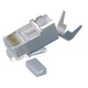 Triplett Cat7-Hpps-Hp Connector, Shielded, 8 Contacts, Pk100