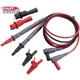 WGGE WG-011 Soft Silicone Test Lead and Safety Alligator Clips,Multimeter Test L