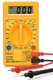 HILTEX 40508 Digital Multimeter Diode & Transistor Tester AC DC Volt Yellow 