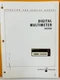 HP 03435-90002 1979 Model 3435A Digital Multimeter Operating & Service Manual.