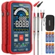 AstroAI Multimeter Tester 10000 Counts TRMS Auto-Ranging Color LCD Large, Red 
