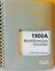 Fluke P/N 384875 1981 1900A Multifunction Counter Instruction Manual.