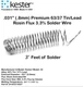 63/37  Tin/Lead Solder Wire Rosin Flux Core 3% Kester 44 - .031&rdquo; (.8mm) - 3 Feet