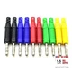 5Colors 4mm Banana Plug Solder DIY Male Connectors Solder Type (5 Colors)