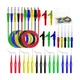 Linkhood 31PCS Back Probe Kit, Banana Plug to Copper Alligator Clip... Fast Ship