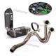 Whole System For Kawasaki Z650RS 2022 Exhaust Front Pipe Slip-on Muffler 310mm