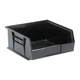 QUANTUM STORAGE SYSTEMS QUS235CO ESD Conductive Bin,Black,PP,5 in 4RR38