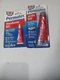 Permatex 27100 High Strength Threadlocker Red 6ml & Ultra Red Gasket Maker 81630