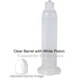 Nordson-EFD 7366040 Barrels | 10cc Clear | White Piston for most fluids | 100/BX