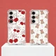 Bow Clear Soft Case For Samsung S26 Ultra S25 FE S24 S23 S22 A17 A15 A56 Cover