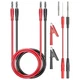 Goupchn 4mm Banana Plug Test Leads Kit with Wire Piercing Probes compact, Red 