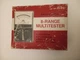 Vintage Micronta 8-Range Multitester (2000 OHMS/VOLT) 22-212 W/Manual Papers