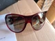Chanel 5112-B 125 CC Logo Red Translucent Sunglasses VINTAGE RARE w/Case