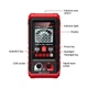 HABOTEST HT123 Digital Multimeter Smart Voltmeter Ohmmeter AC DC Meter Tester US