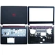 for DELL 15 7557 7559 5577 5576 LCD Back Cover+Bezel+Palmrest+Bottom Case Black
