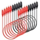 Gebildet Alligator Clips Electrical 10pcs, 0.5mm&sup2; /20AWG Wire, Red / Black 