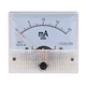 uxcell Analog Current Panel Meter DC 0-20mA 0.1mA Scale 85C1 21, white 
