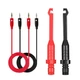 KAWISH 2PCS Multimeter Test Leads Set Electric Wire Piercing 11.8 cm, Red 