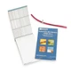 BRADY PWM-PK-1 Wire Marker Book,Preprintd, Self-Adhesiv 3TP18