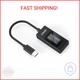 YOJOCK USB C Tester Power Meter 4-30V 0-6.5A Digital Multimeter, Type C Voltage