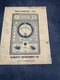 BARNETT INSTRUMENTS MULTIMETER Manual